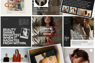 craft custom canva instagram templates for an aesthetic feed