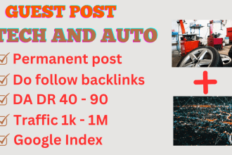 write and publish tech guest post backlinks, auto guest post