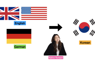 translate your game english to korean and german to korean