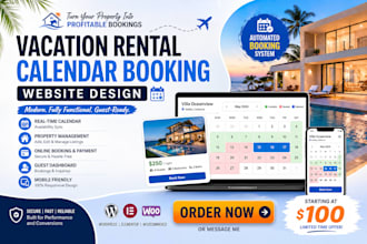 create wordpress vacation rental booking airbnb sync website