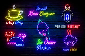 design neon or sign logo in just 12 hours