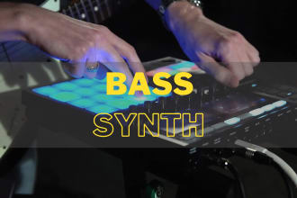 record bass synth stems