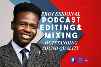 produce professional podcast editing and mixing services,expert podcast editor