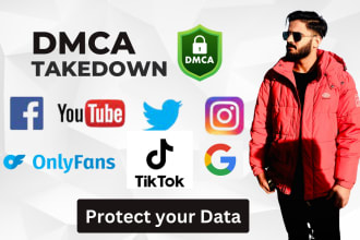 remove leaked content from google,facebook,instagram,youtube,tiktok under dmca