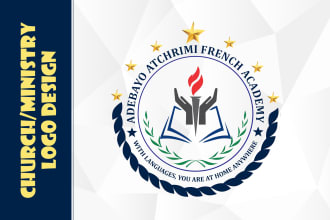 design a modern church or ministry logo, school crest