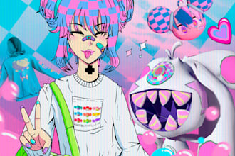 make a art in my personal style for you