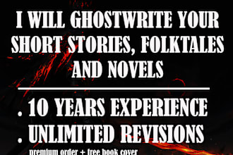 ghostwrite your story or idea into a captivating book