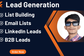do b2b lead generation and build prospect email list