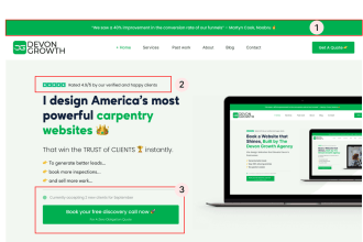 improve website cro and redesign website UI UX design figma