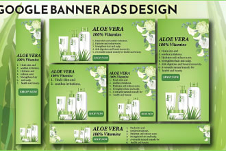 design professional google banner and website banner ads