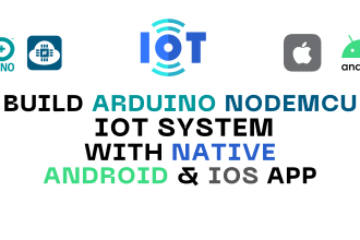 build nodemcu iot system with flutter app for iphone and android
