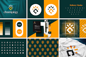design a modern logo and brand identity
