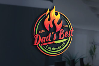 design luxury hotel and restaurant, bar, food, catering, fast food truck logo