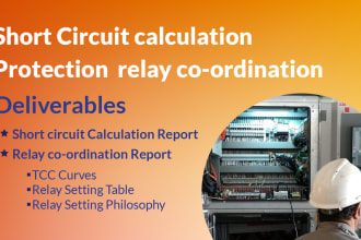 do short circuit calculation and protection relay coordination in etap