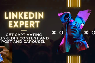 create linkedin content, post and carousels