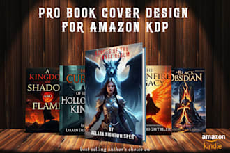 design awesome book cover for KDP amazon, lulu, ingramspark
