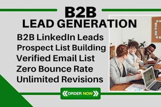 provide b2b lead generation list in bulk
