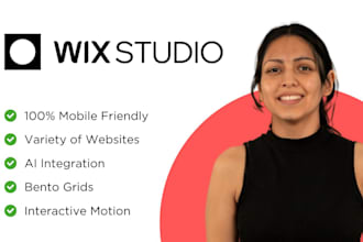 do professional wix studio website design