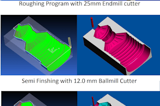 do work on cam programing for cnc milling machines
