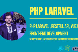 top rated PHP laravel developer  expert in react vue js and full stack solution