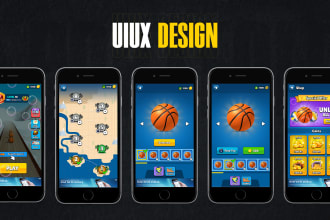design a stunning and eye catching games UI