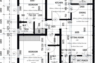 do blue print architectural floor plan design, house plan, construction drawings