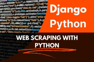 provide python web scraping services