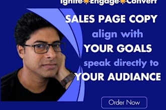 compose strategically customized sales copy and  sales pages that sell instantly