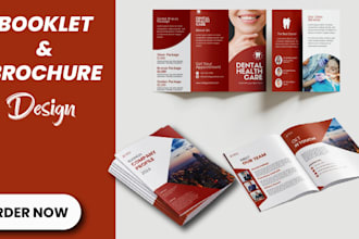 design a3, a4, and a5 flyers, company profile, brochure and booklets