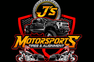 design eye catchy bike, motorcycle, horse racing logo