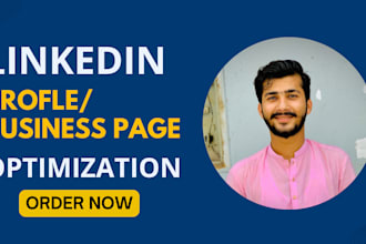 setup your linkedin profile and business page