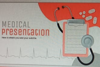 help out you in medical powerpoint presentation,editing,