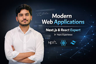 build modern website using nextjs