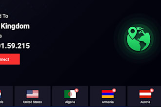 develop VPN app, VPN app in purchase, VPN sever, strong secure VPN development