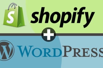 develop shopify, wordpress ecommerce store in 24hrs