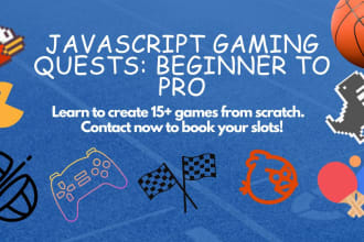 teach you game development with javascript for kids and beginners