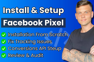 install your facebook pixel and set up conversion API