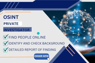 conduct osint find people and background checks