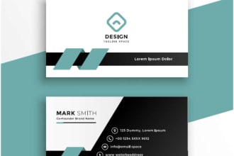 design professional business card for your company