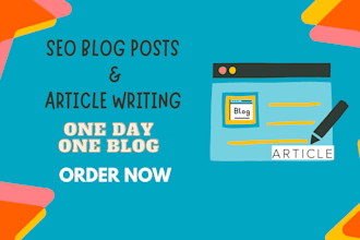 write your SEO optimized blog posts and bulk articles
