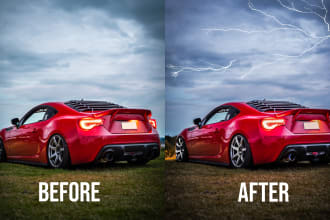 do car photo editing and retouching