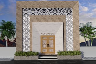 create islamic geometry patterns in 3d