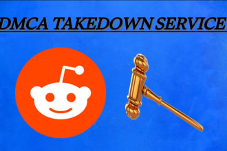 report takedown,pirated ,illegall, leaked content of reddit post under dmca