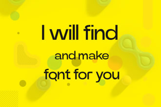 find and make font file for you