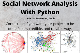 do python social network analysis with networkx gephi
