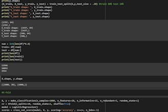 do machine learning, data science and python tasks