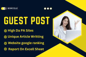 write 10 guest post backlinks