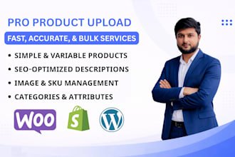 do shopify product upload, woocommerce product listing