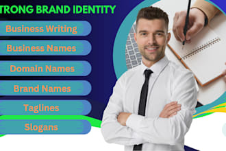 provide catchy names and slogans for your brand and business