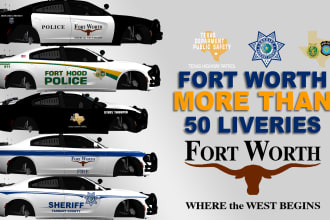 design custom livery of police , ems , cars of fivem